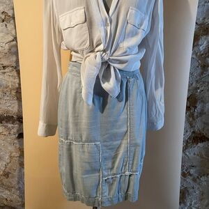 Frame Denim Skirt